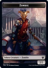 Zombie // Satyr Double-Sided Token (THB-7 // 9) - Theros Beyond Death Tokens Foil