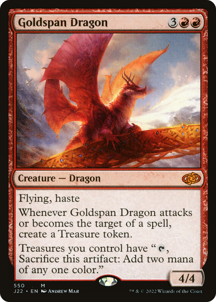 Goldspan Dragon [Jumpstart 2022] | The CG Realm