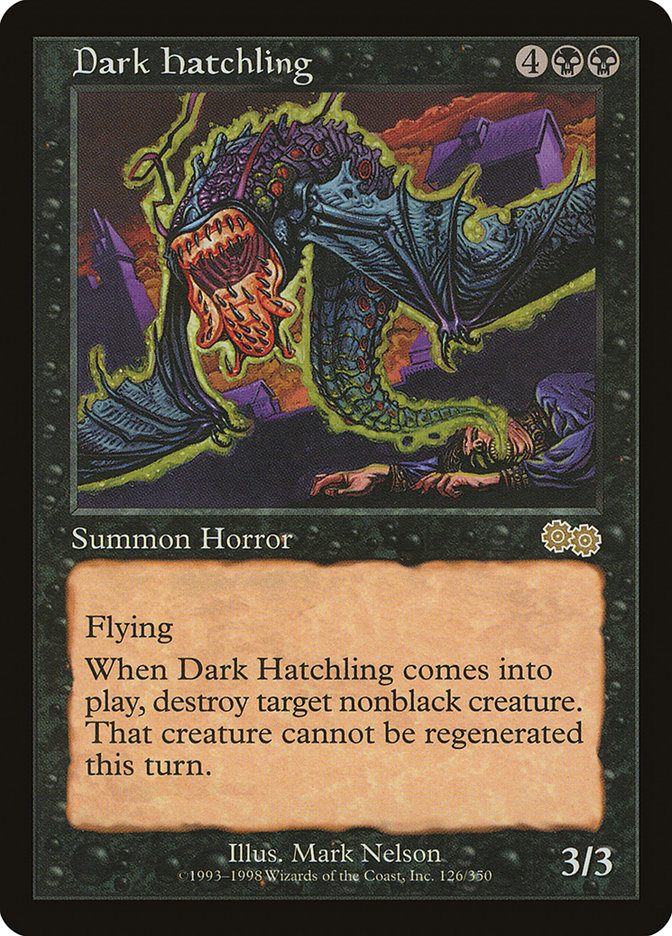 Dark Hatchling [Urza's Saga] | The CG Realm
