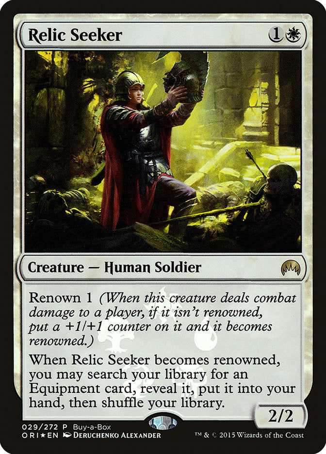 Relic Seeker (Buy-A-Box) [Magic Origins Promos] | The CG Realm