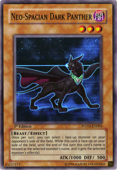 Neo-Spacian Dark Panther [POTD-EN005] Super Rare | The CG Realm