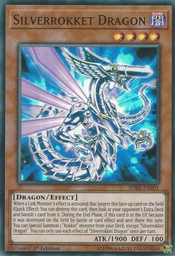 Silverrokket Dragon [SDRR-EN001] Super Rare | The CG Realm