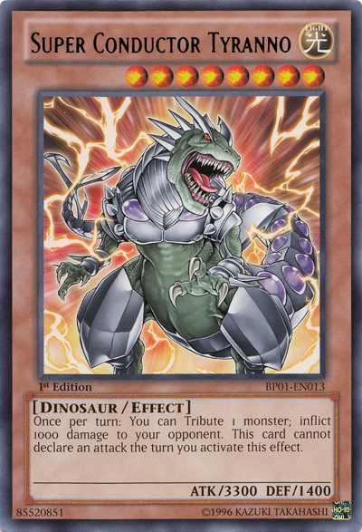 Super Conductor Tyranno [BP01-EN013] Rare | The CG Realm