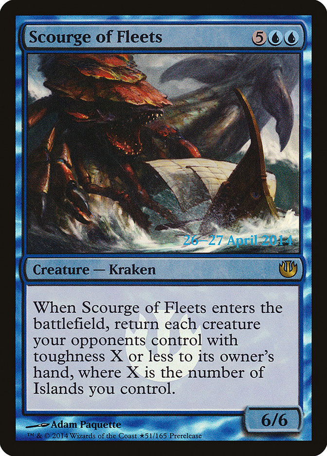 Scourge of Fleets [Journey into Nyx Prerelease Promos] | The CG Realm