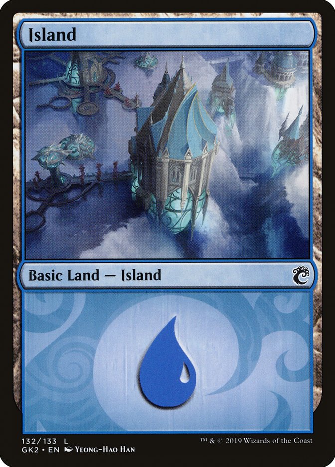 Island (132) [Ravnica Allegiance Guild Kit] | The CG Realm