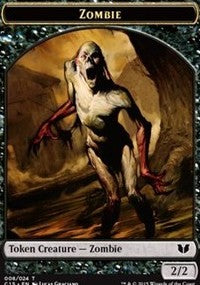 Zombie // Spirit (022) Double-Sided Token [Commander 2015 Tokens] | The CG Realm