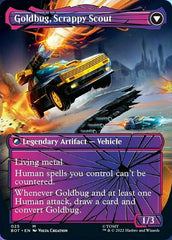 Goldbug, Humanity's Ally // Goldbug, Scrappy Scout (Shattered Glass) [Transformers] | The CG Realm