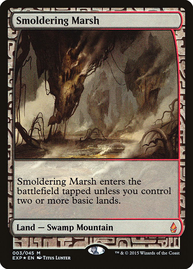 Smoldering Marsh [Zendikar Expeditions] | The CG Realm