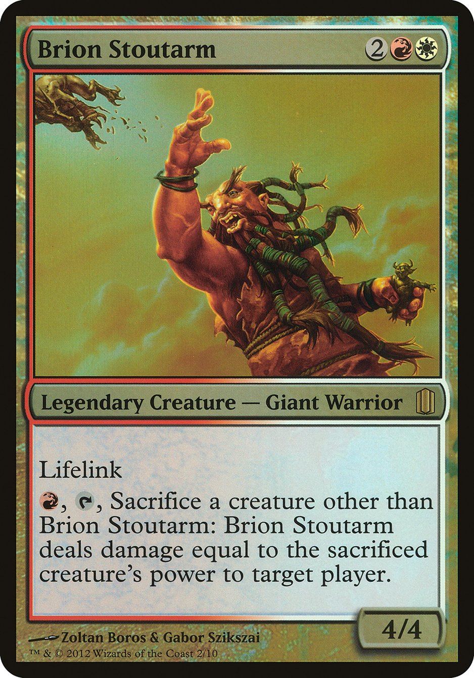 Brion Stoutarm (Oversized) [Commander's Arsenal Oversized] | The CG Realm