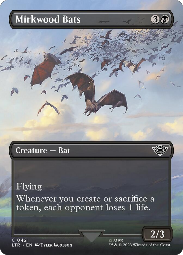 Mirkwood Bats (Borderless Alternate Art) [The Lord of the Rings: Tales of Middle-Earth] | The CG Realm