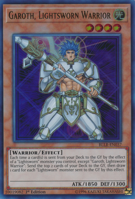 Garoth, Lightsworn Warrior [BLLR-EN037] Ultra Rare | The CG Realm