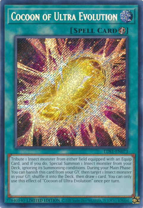 Cocoon of Ultra Evolution [LDS1-EN073] Secret Rare | The CG Realm