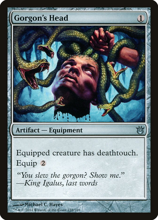 Gorgon's Head [Born of the Gods] | The CG Realm