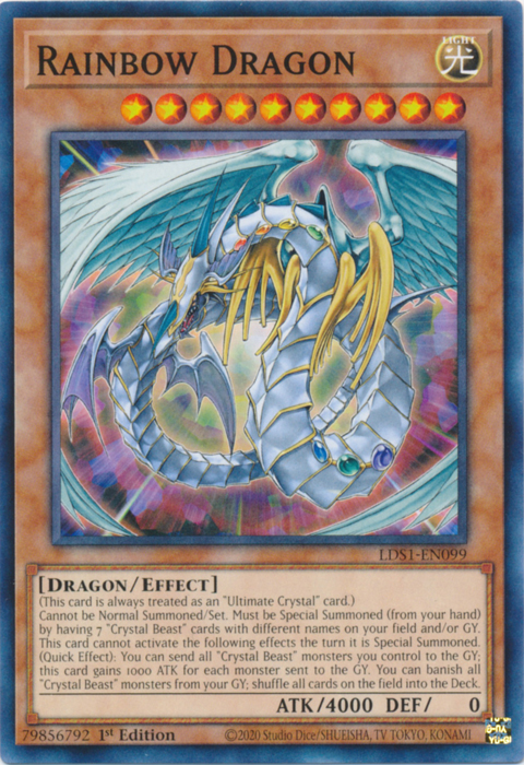 Rainbow Dragon [LDS1-EN099] Common | The CG Realm