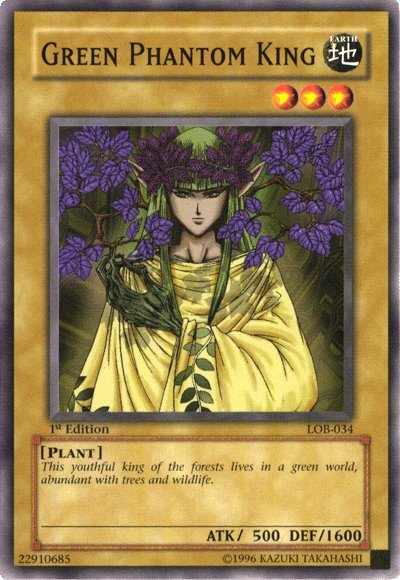 Green Phantom King [LOB-034] Common | The CG Realm