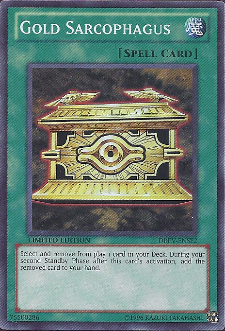 Gold Sarcophagus [DREV-ENSE2] Super Rare | The CG Realm