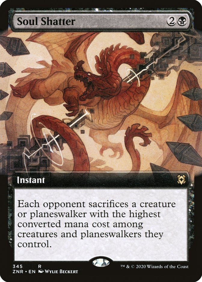 Soul Shatter (Extended Art) [Zendikar Rising] | The CG Realm