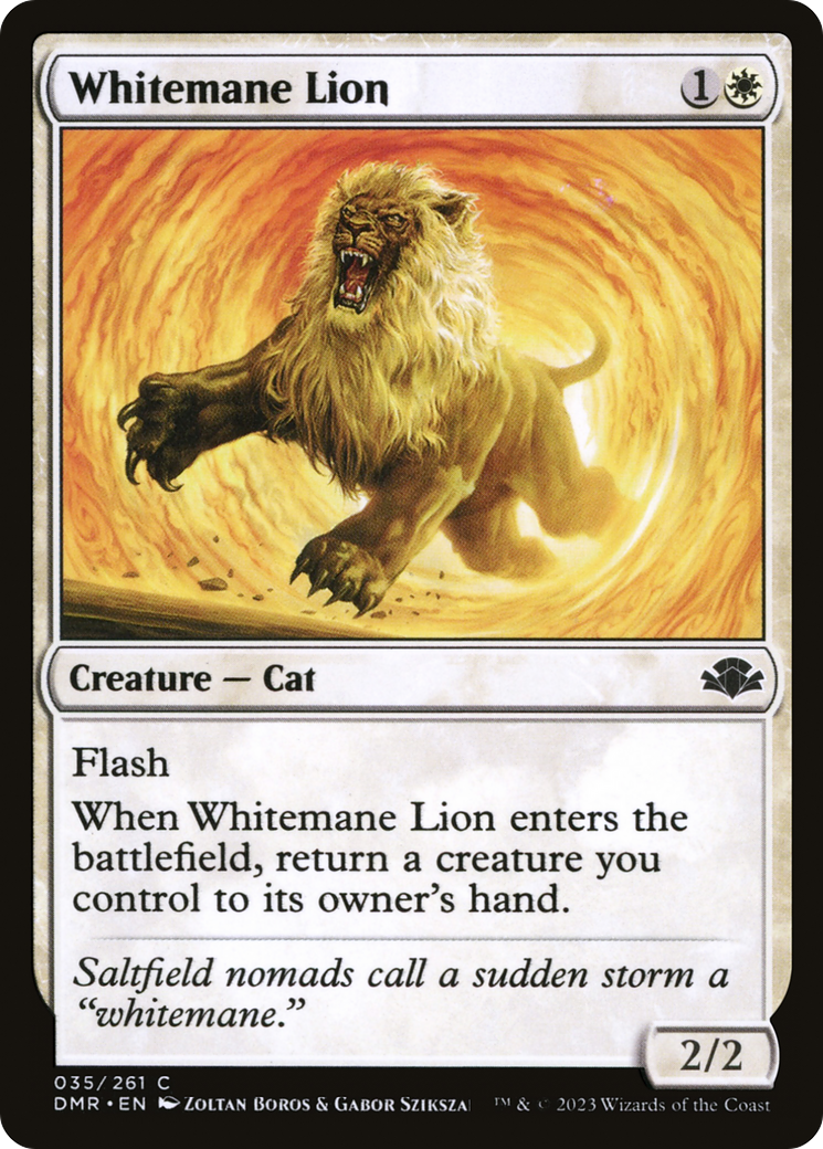 Whitemane Lion [Dominaria Remastered] | The CG Realm