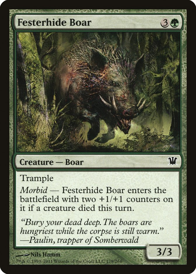 Festerhide Boar [Innistrad] | The CG Realm