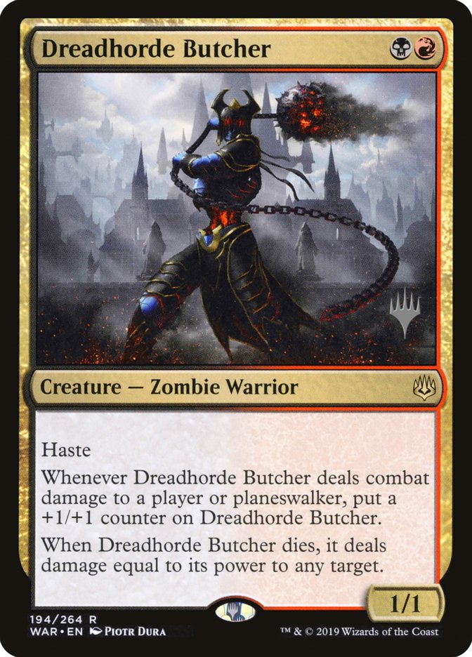 Dreadhorde Butcher (Promo Pack) [War of the Spark Promos] | The CG Realm