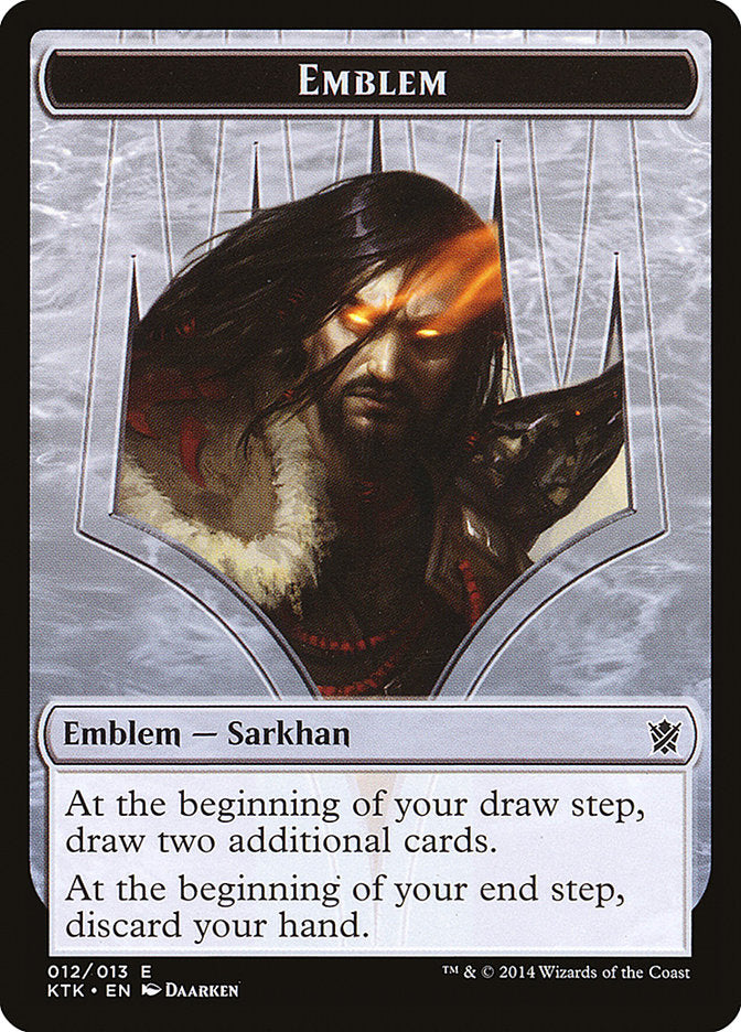 Sarkhan, the Dragonspeaker Emblem [Khans of Tarkir Tokens] | The CG Realm