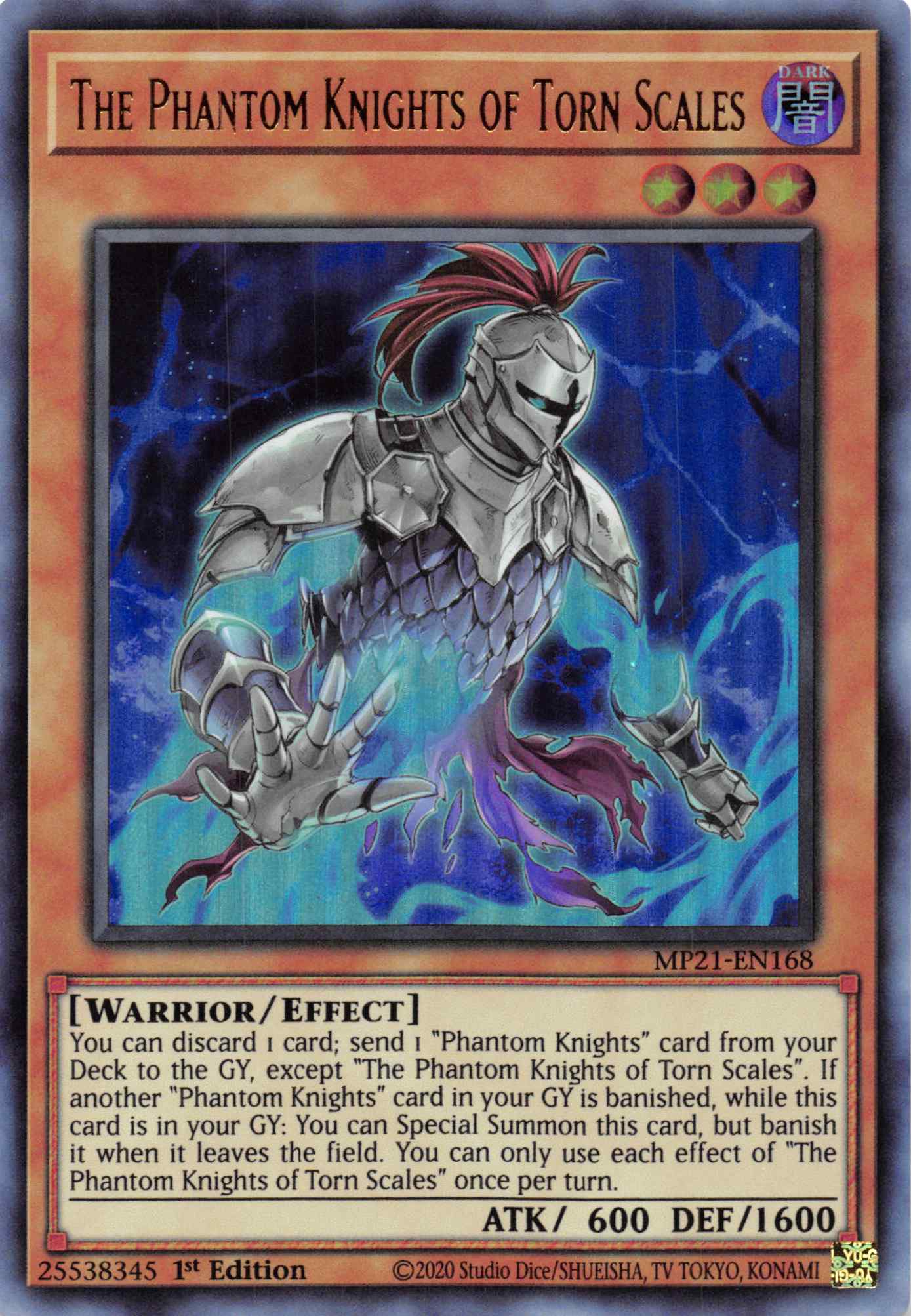 The Phantom Knights of Torn Scales [MP21-EN168] Ultra Rare | The CG Realm
