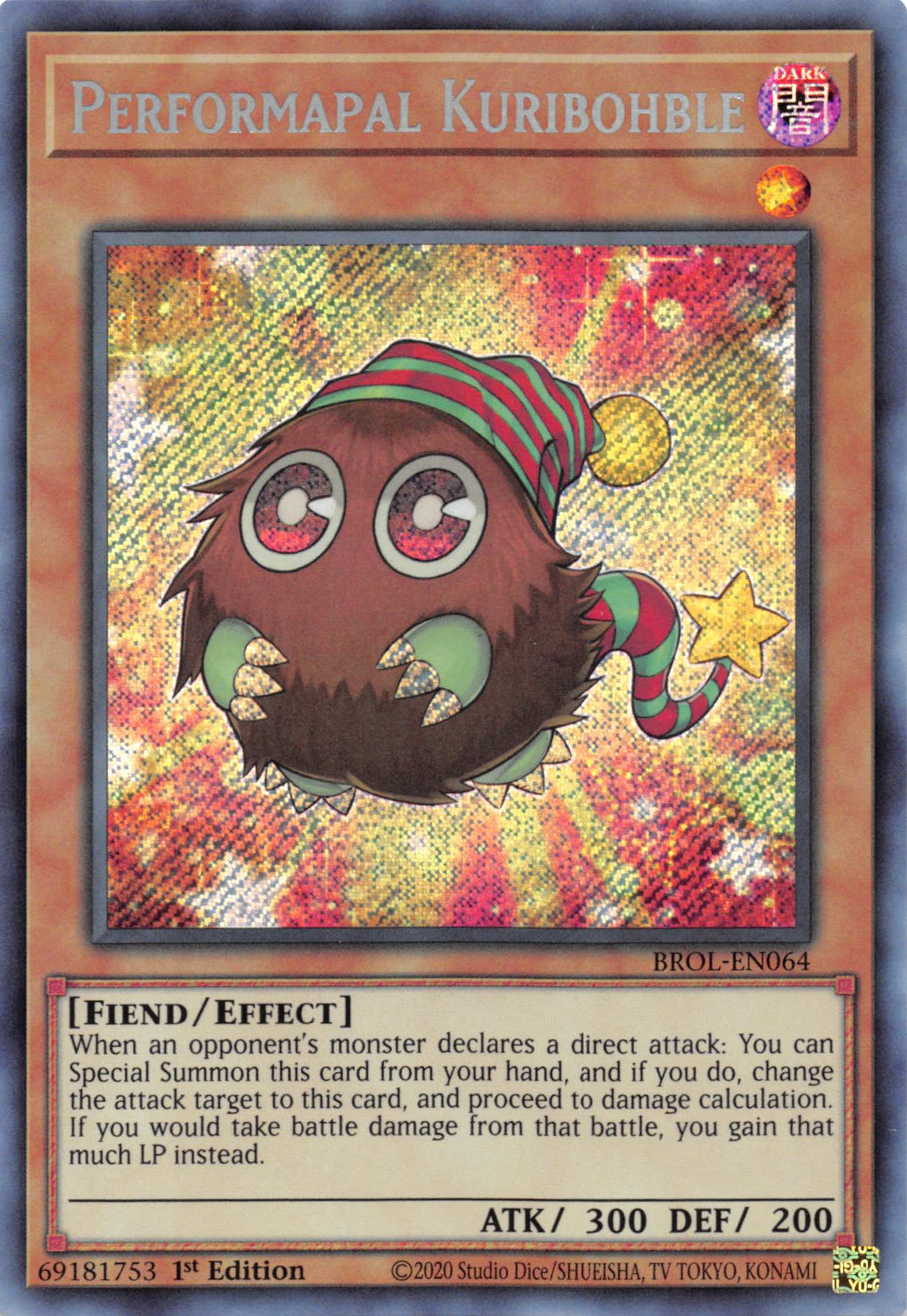 Performapal Kuribohble [BROL-EN064] Secret Rare | The CG Realm