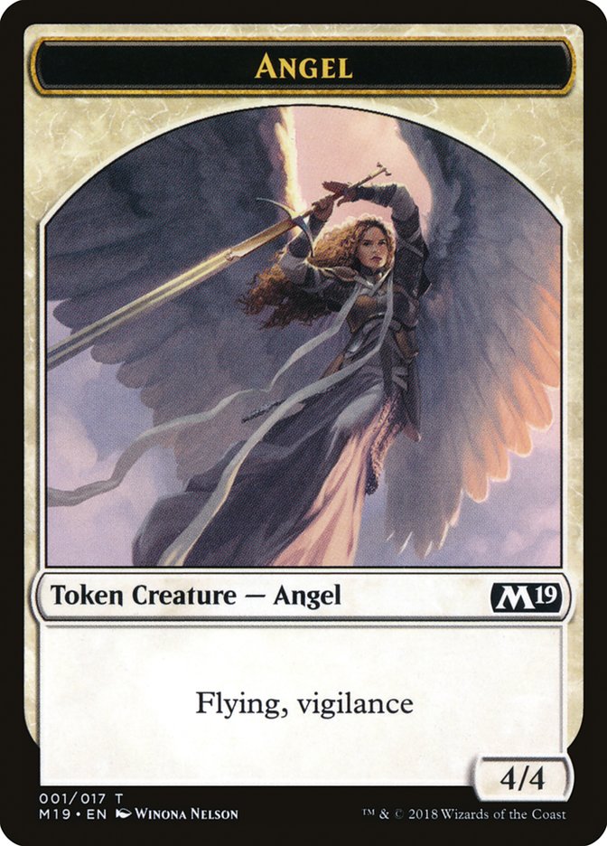 Angel Token [Core Set 2019 Tokens] | The CG Realm