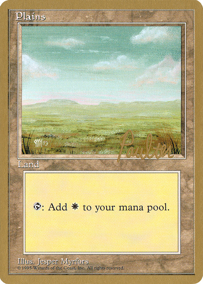 Plains (pp364) (Preston Poulter) [Pro Tour Collector Set] | The CG Realm
