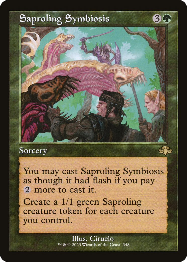 Saproling Symbiosis (Retro) [Dominaria Remastered] | The CG Realm