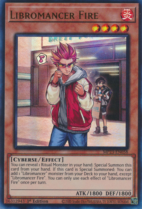 Libromancer Fire [MP23-EN058] Ultra Rare | The CG Realm