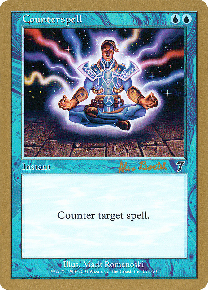 Counterspell (Alex Borteh) (7ED) [World Championship Decks 2001] | The CG Realm