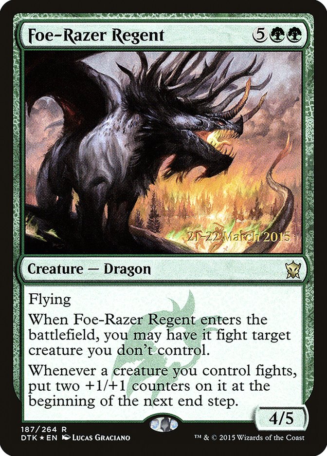 Foe-Razer Regent [Dragons of Tarkir Prerelease Promos] | The CG Realm