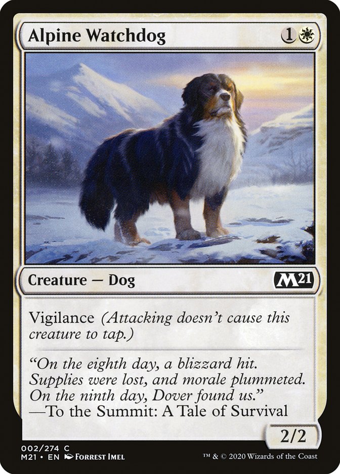 Alpine Watchdog [Core Set 2021] | The CG Realm