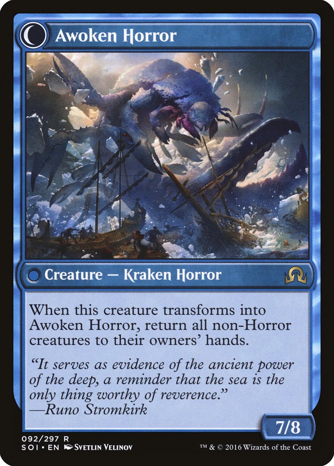 Thing in the Ice (SOI-092) - Shadows over Innistrad: (Double Faced Transform)