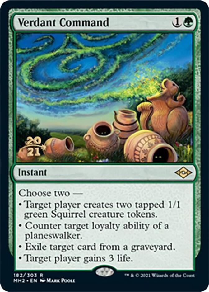 Verdant Command [Modern Horizons 2 Prerelease Promos] | The CG Realm