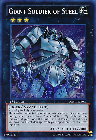 Giant Soldier of Steel [ABYR-EN085] Secret Rare | The CG Realm