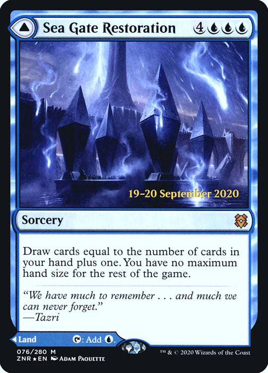 Sea Gate Restoration (PRE-076) - Zendikar Rising Promos Foil
