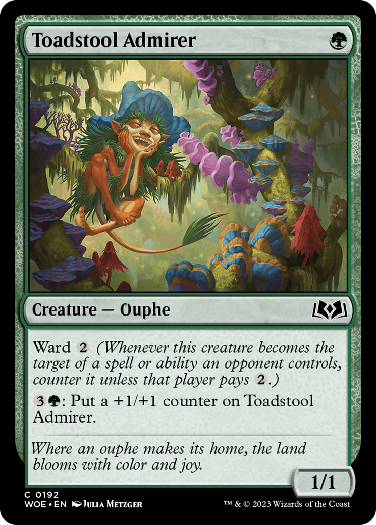 Toadstool Admirer [Wilds of Eldraine] | The CG Realm