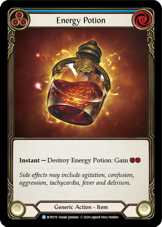 Energy Potion [U-WTR170] (Welcome to Rathe Unlimited)  Unlimited Rainbow Foil | The CG Realm
