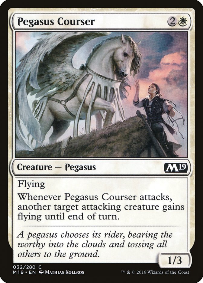 Pegasus Courser [Core Set 2019] | The CG Realm