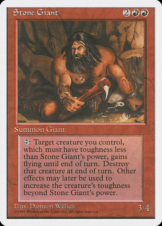 Stone Giant [Fourth Edition] | The CG Realm