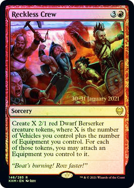 Reckless Crew [Kaldheim Prerelease Promos] | The CG Realm