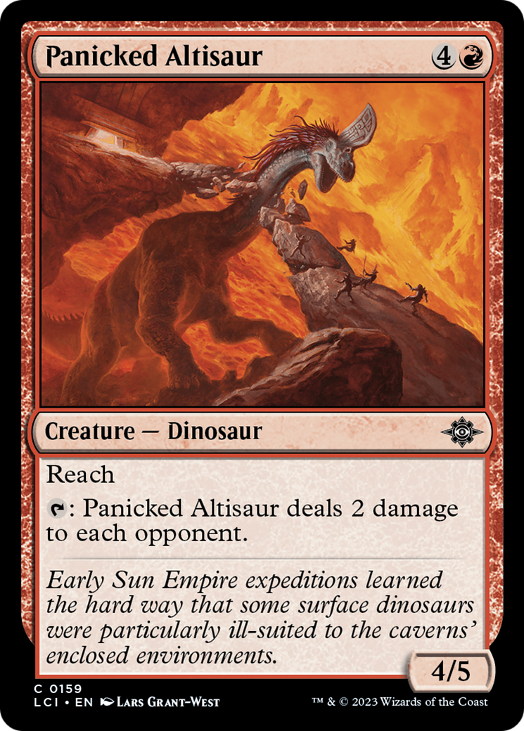 Panicked Altisaur [The Lost Caverns of Ixalan] | The CG Realm