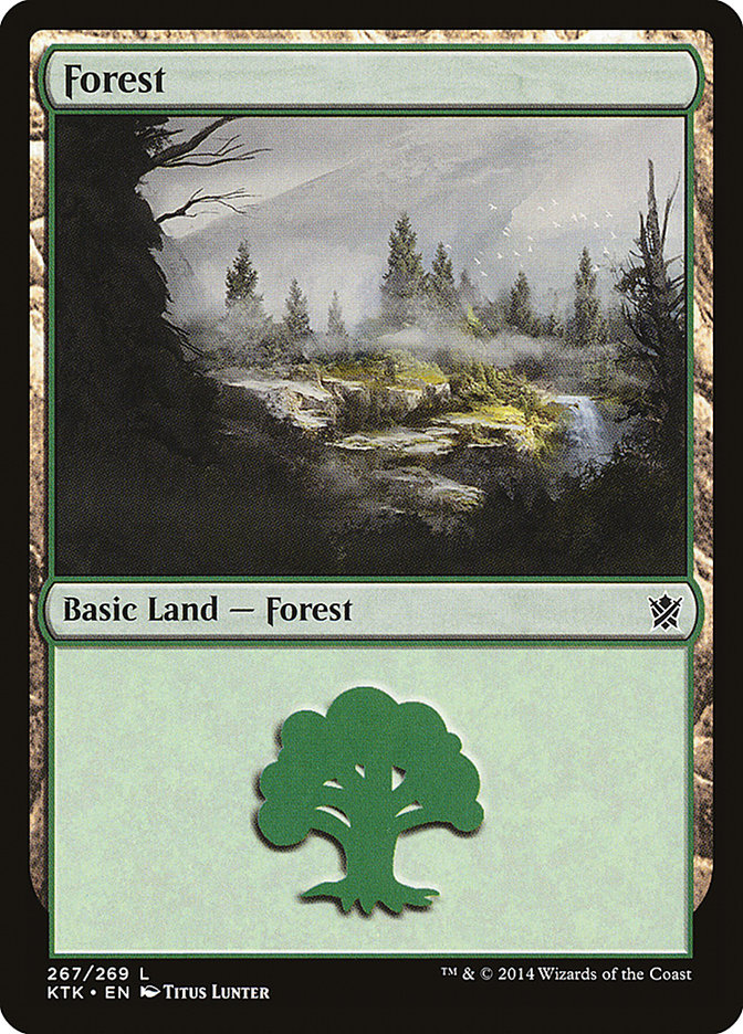 Forest (267) [Khans of Tarkir] | The CG Realm