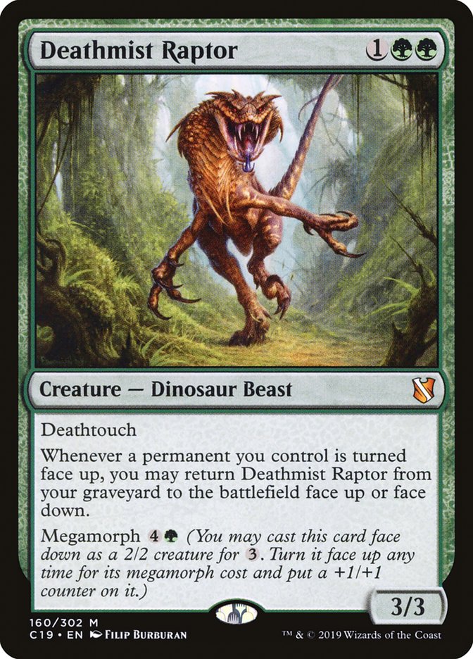 Deathmist Raptor [Commander 2019] | The CG Realm