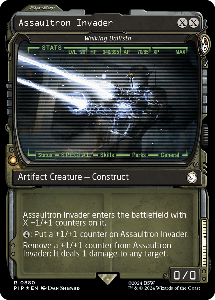 Assaultron Invader - Walking Ballista (Surge Foil) [Fallout] | The CG Realm