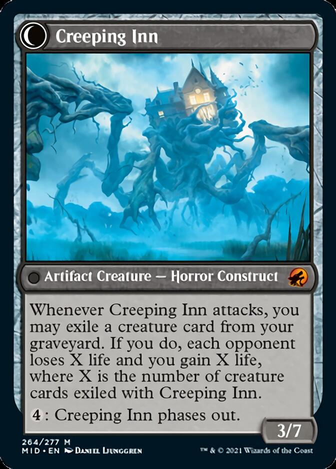 Hostile Hostel (MID-264) - Innistrad: Midnight Hunt: (Double Faced Transform)