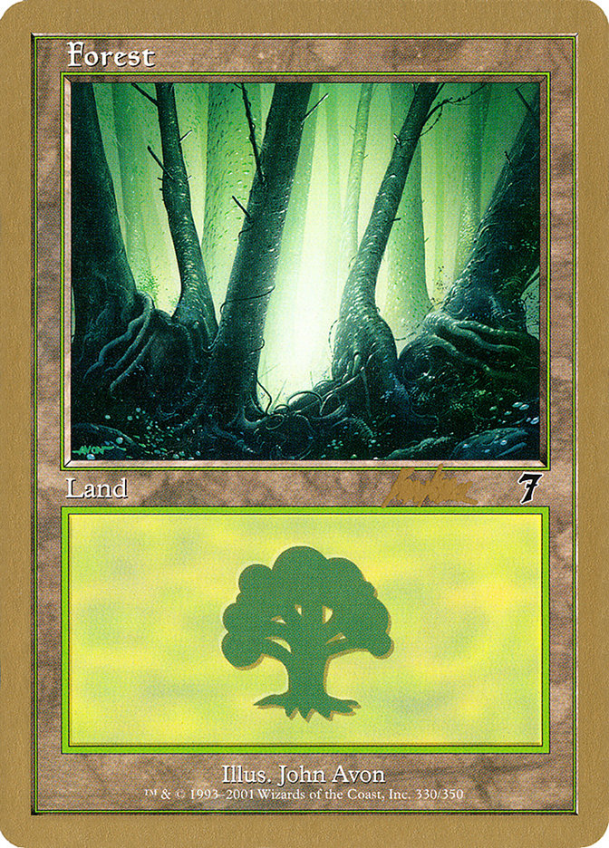 Forest (bk330) (Brian Kibler) [World Championship Decks 2002] | The CG Realm