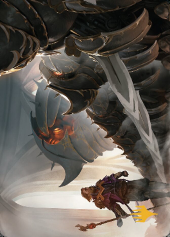Mass Production Art Card (Gold-Stamped Planeswalker Symbol) [The Brothers' War Art Series] | The CG Realm